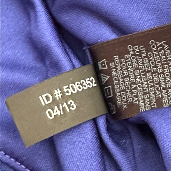 Express blue ruched stretch modal blend sleeveless top - Picture 10 of 10